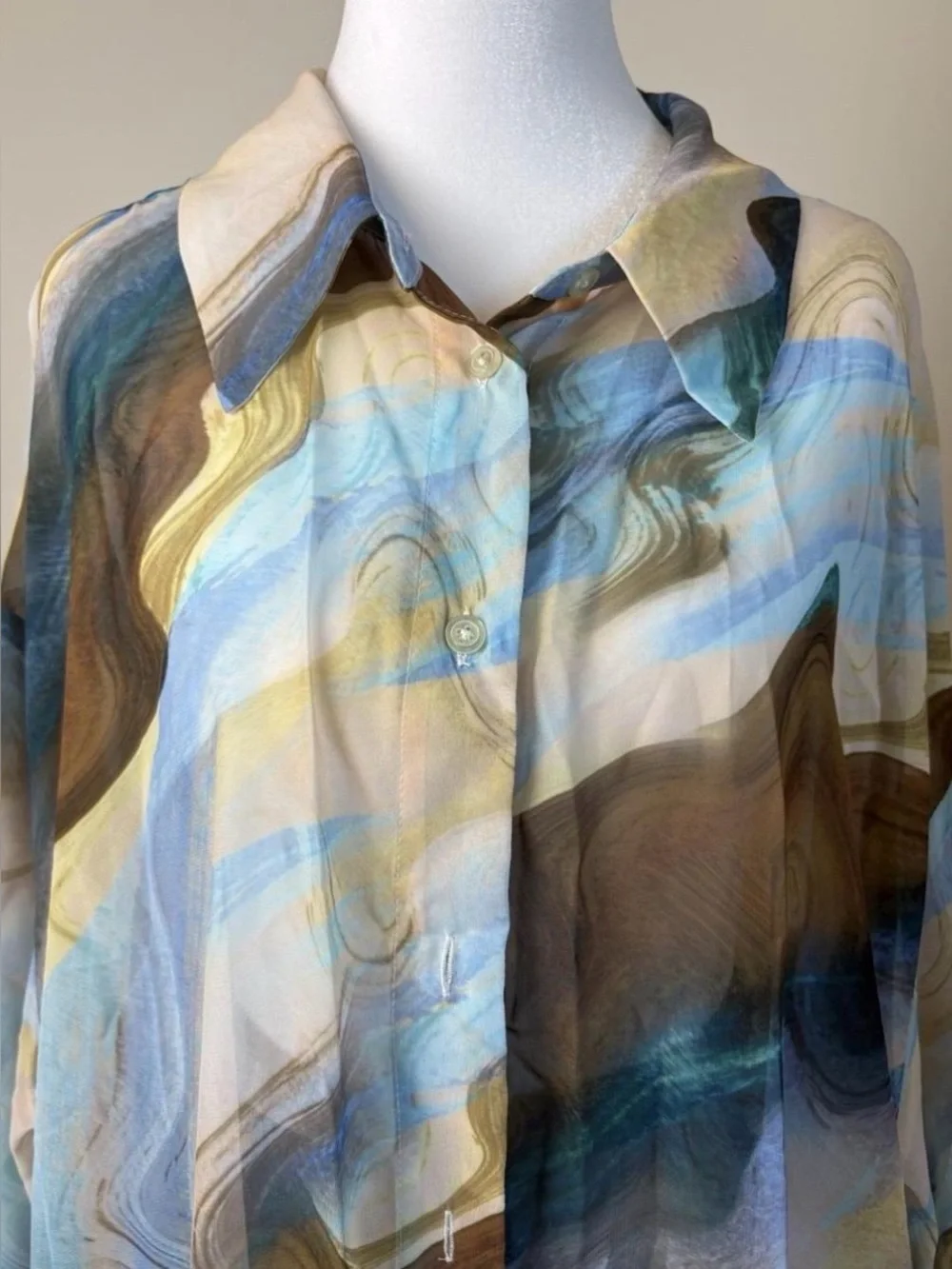 Eloquii Matching Chiffon Women’s Set Resort Wear - Plus Size 20